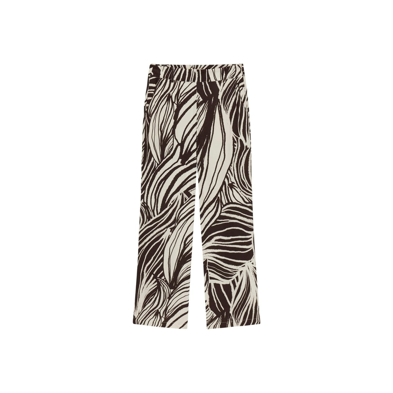 Pantalon femme Guess fluide en viscose – Marron
