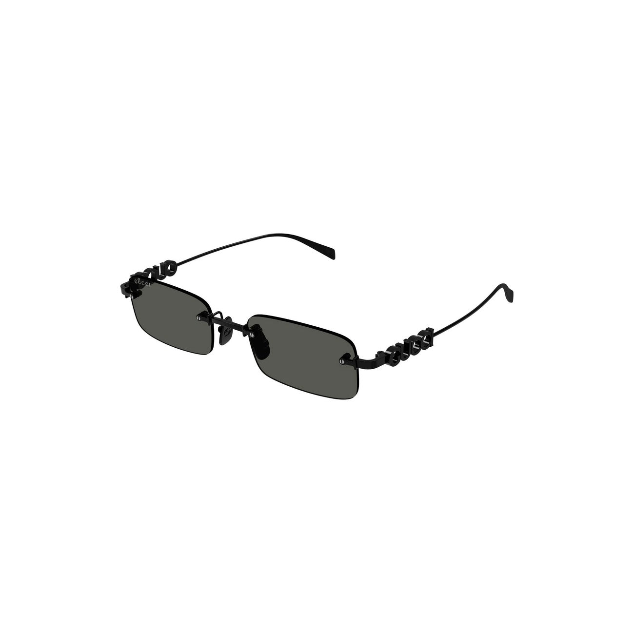 Men's Gucci Metal Sunglasses – Black