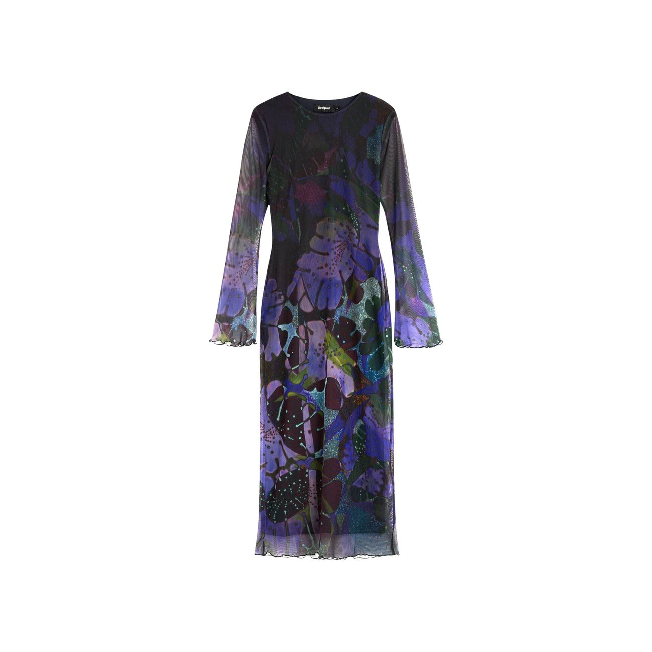 Women's Desigual long-sleeve dress – Purple