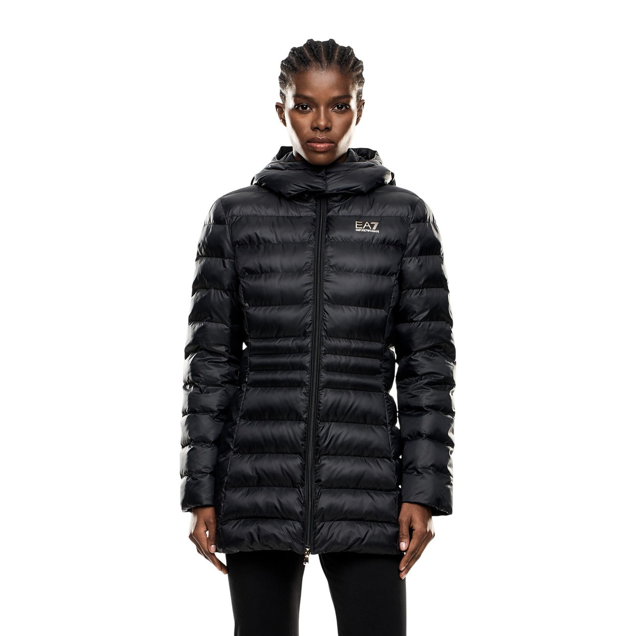 Veste EA7 Femme à Capuche – Noir