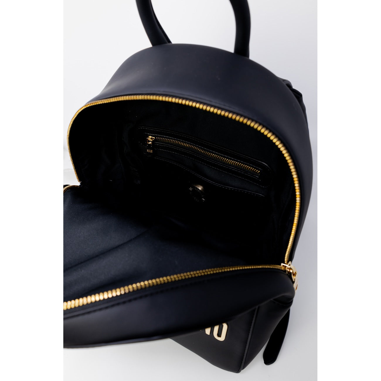 Women's Love Moschino Faux Leather Backpack - Black