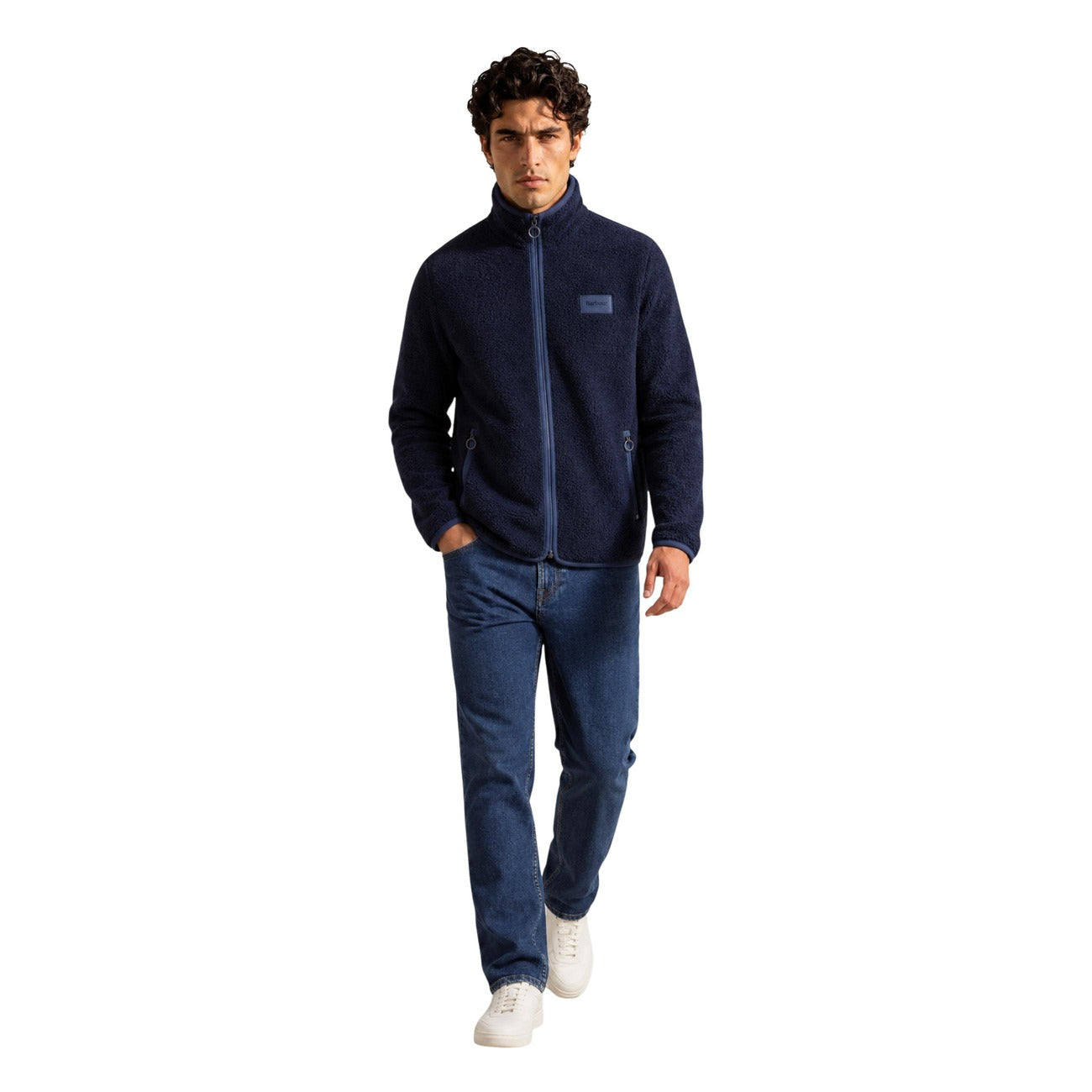 Veste Réversible Barbour Homme – Bleu