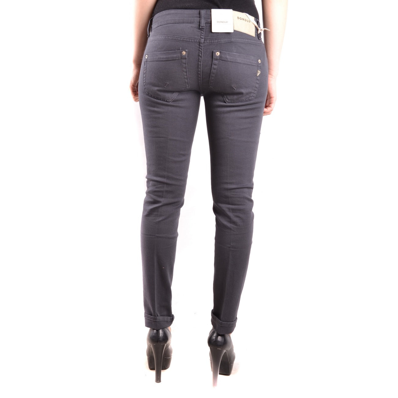 Jean femme Dondup en coton stretch – Gris