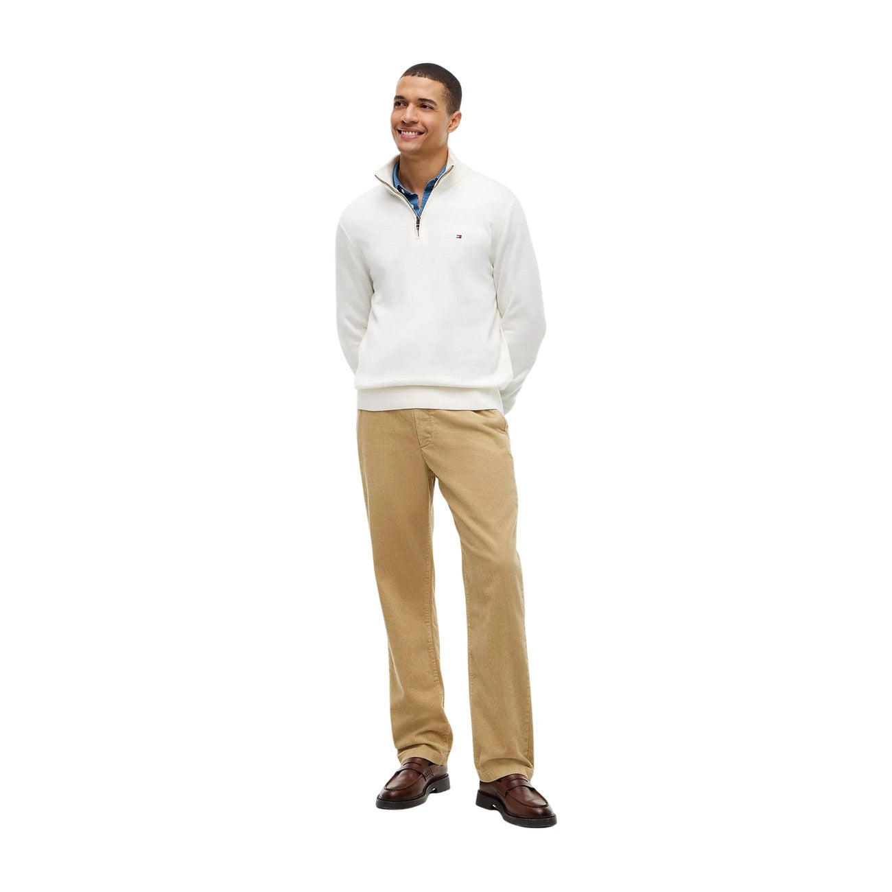 Pull Tommy Hilfiger Homme Coton Bio & Cachemire