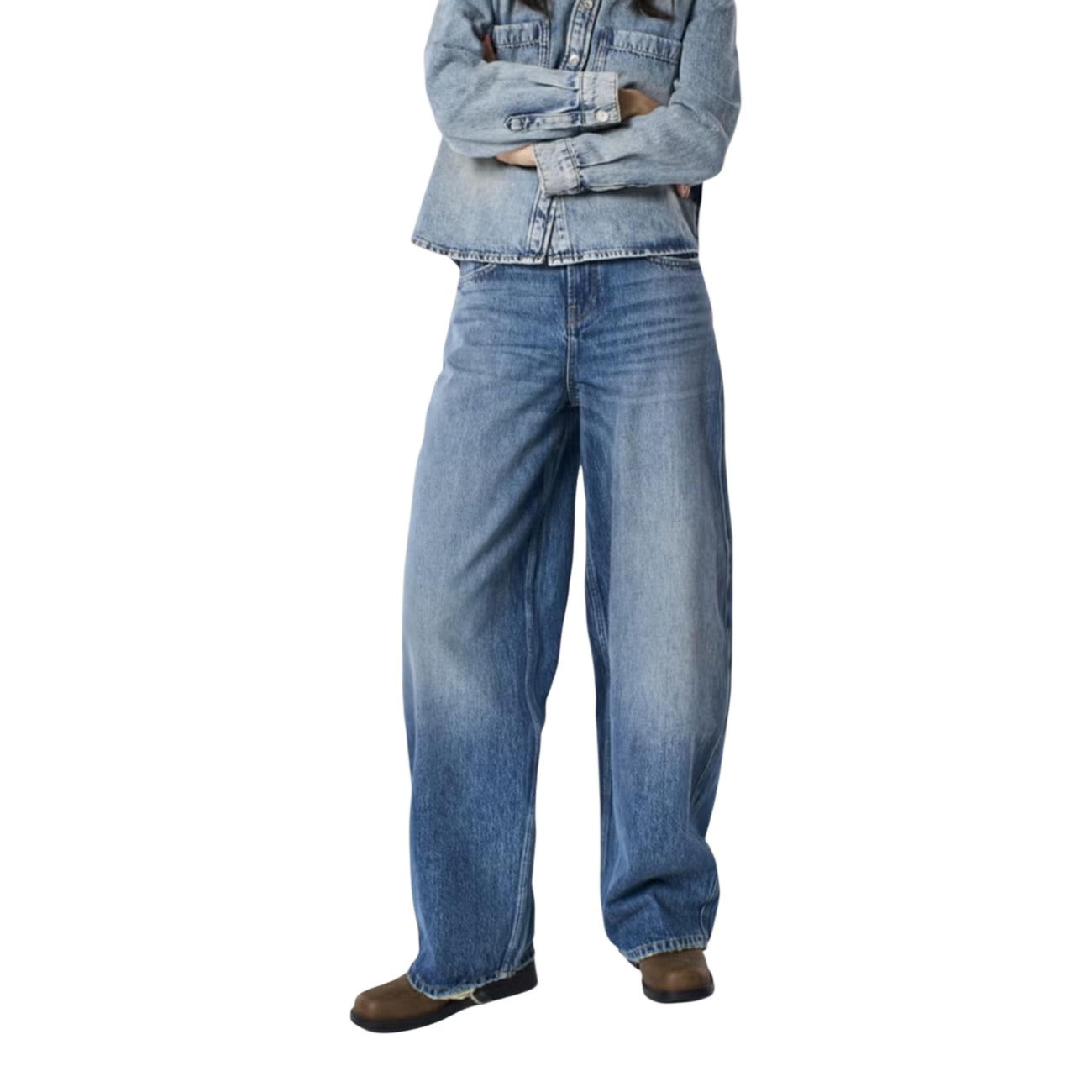 Jean Only Femme en Coton – Bleu