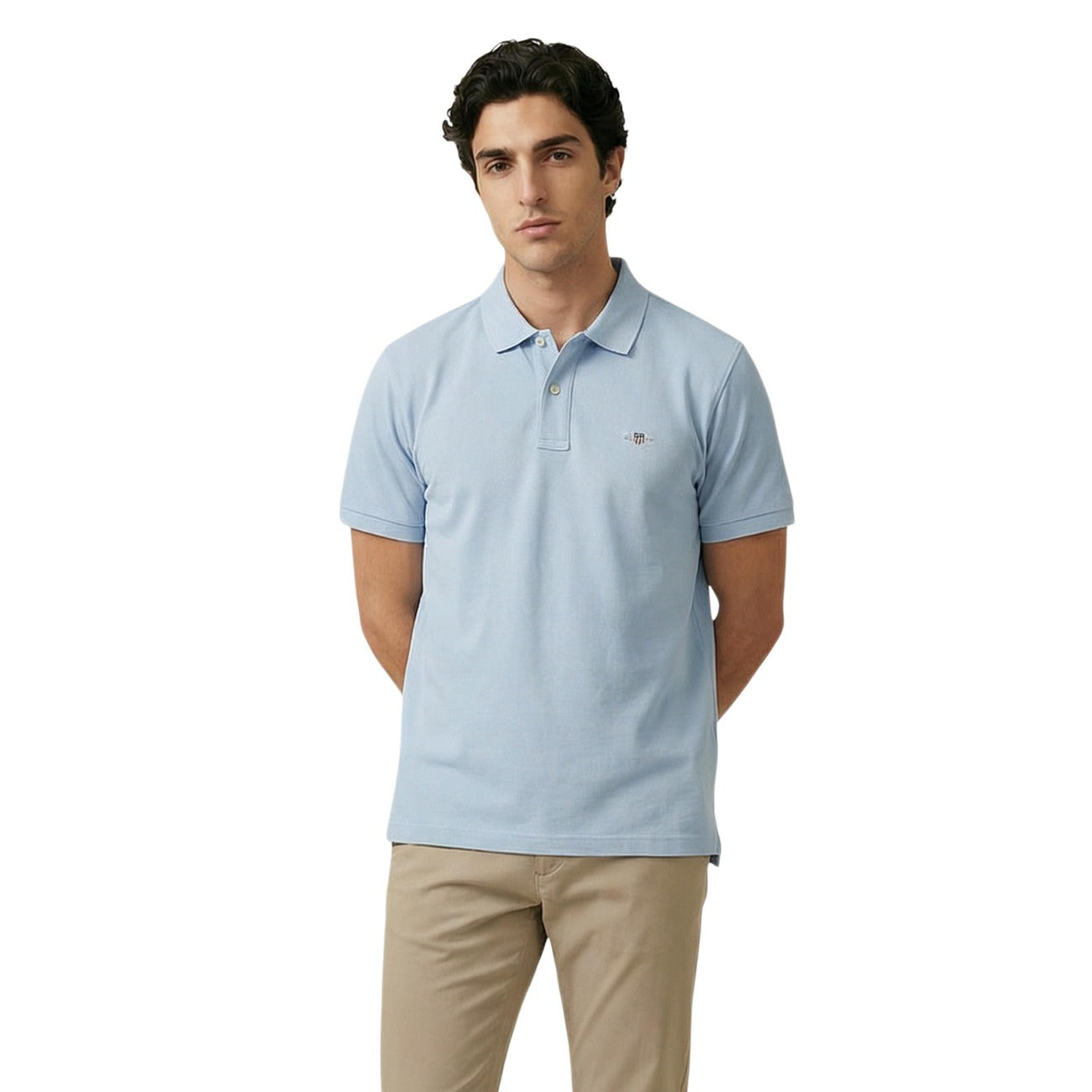 Polo homme Gant en coton stretch – Rouge