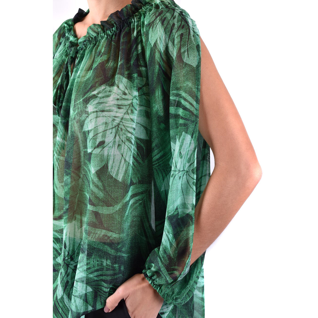 Blouse femme Ermanno florale – Vert