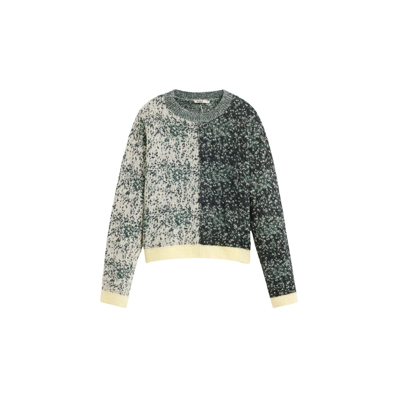 Pull femme Desigual avec laine – Vert