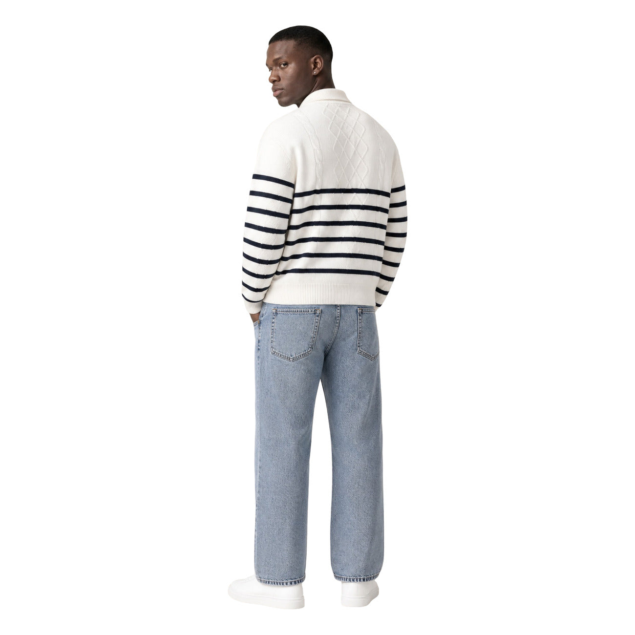 Sweatshirt Tommy Hilfiger Jeans Homme blanc