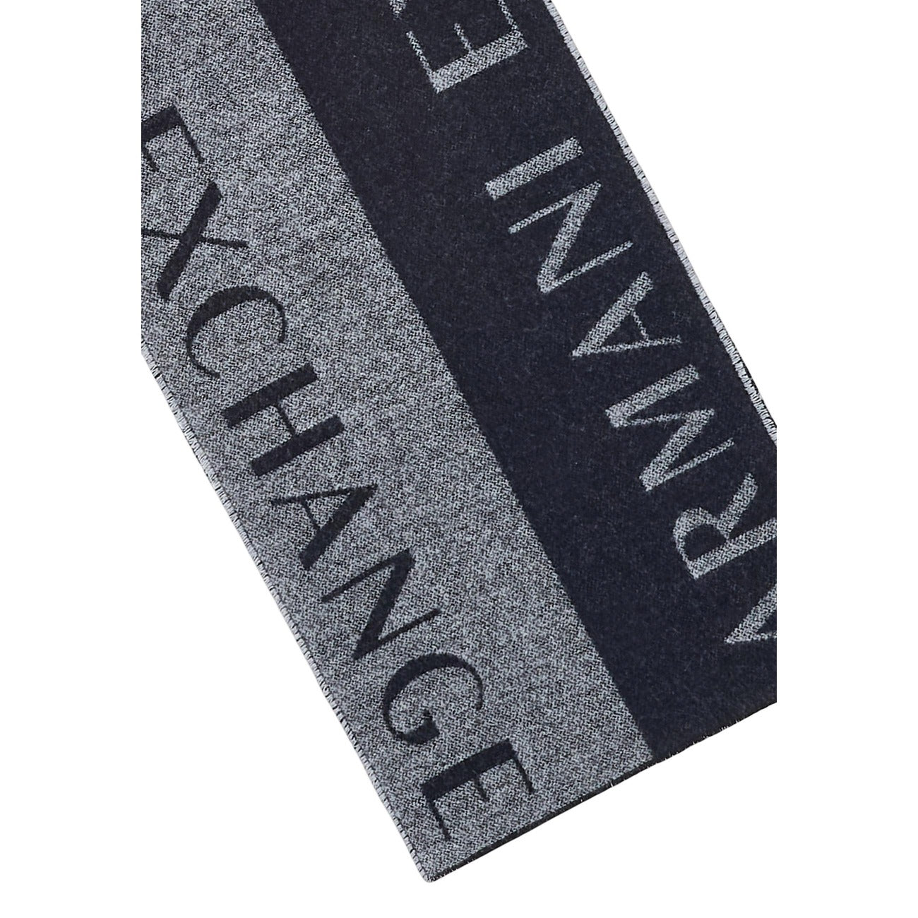 Écharpe Armani Exchange Homme en Laine – Gris