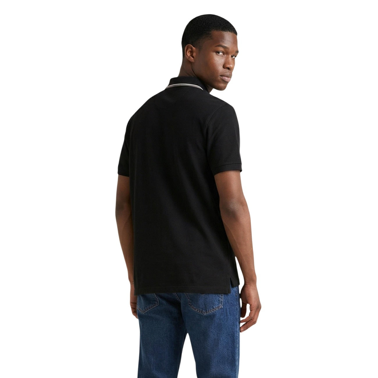 Men's black Colmar Originals polo shirt