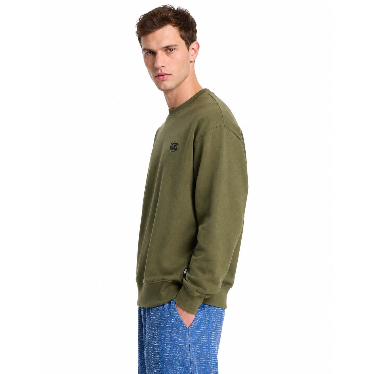 Sweatshirt Vans Homme vert