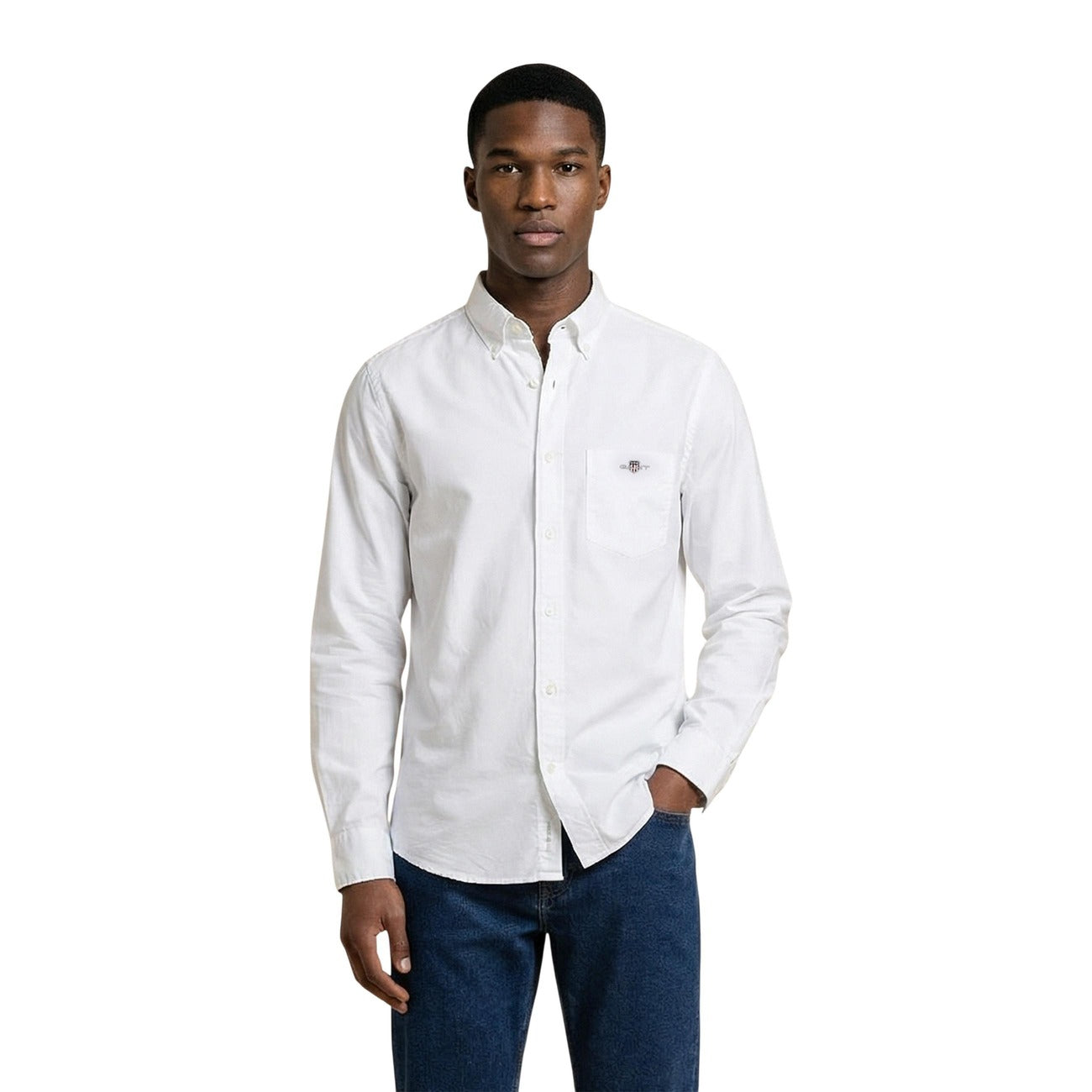 Chemise homme Gant en coton – Bleu azur