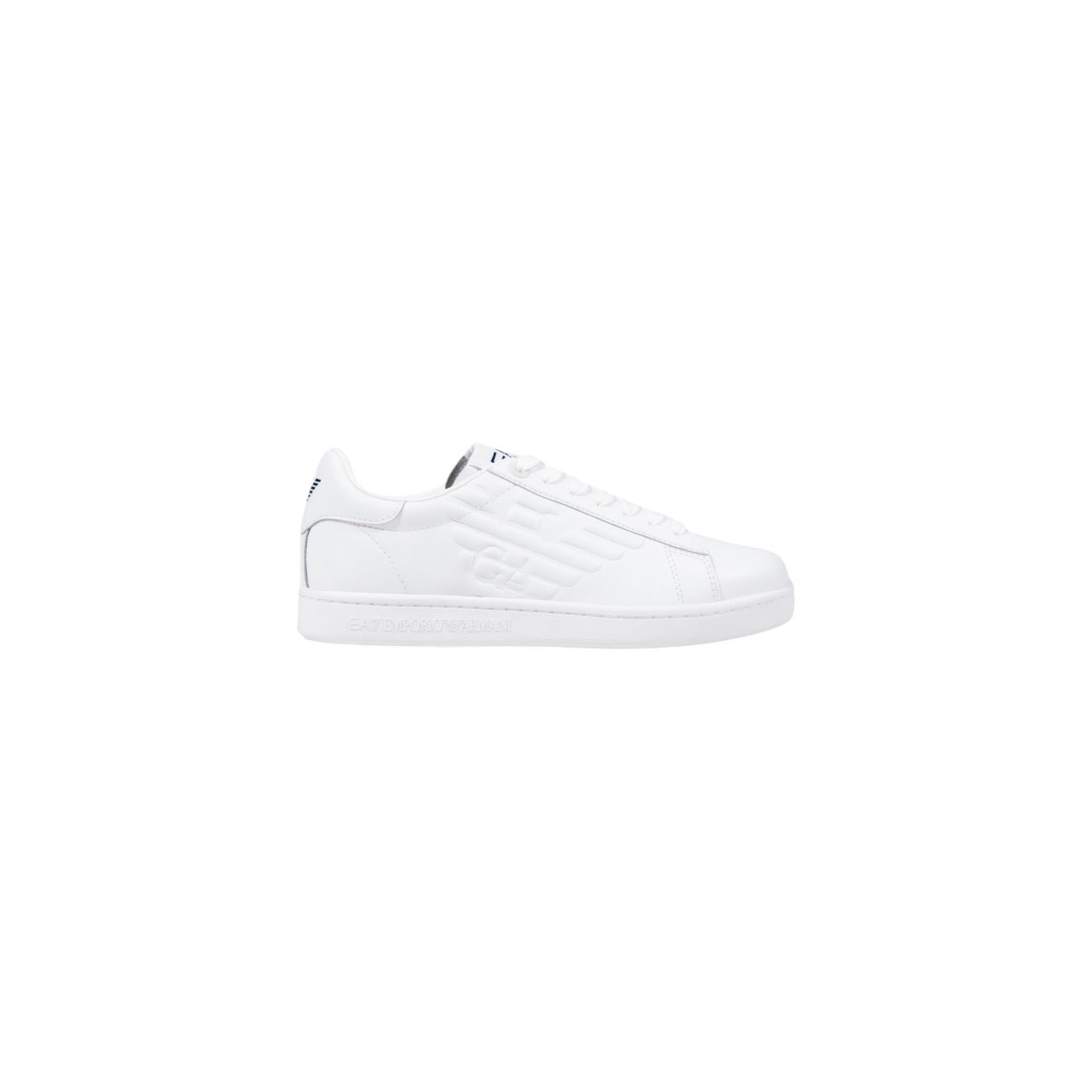 EA7 – Baskets Femme Dorées en Cuir