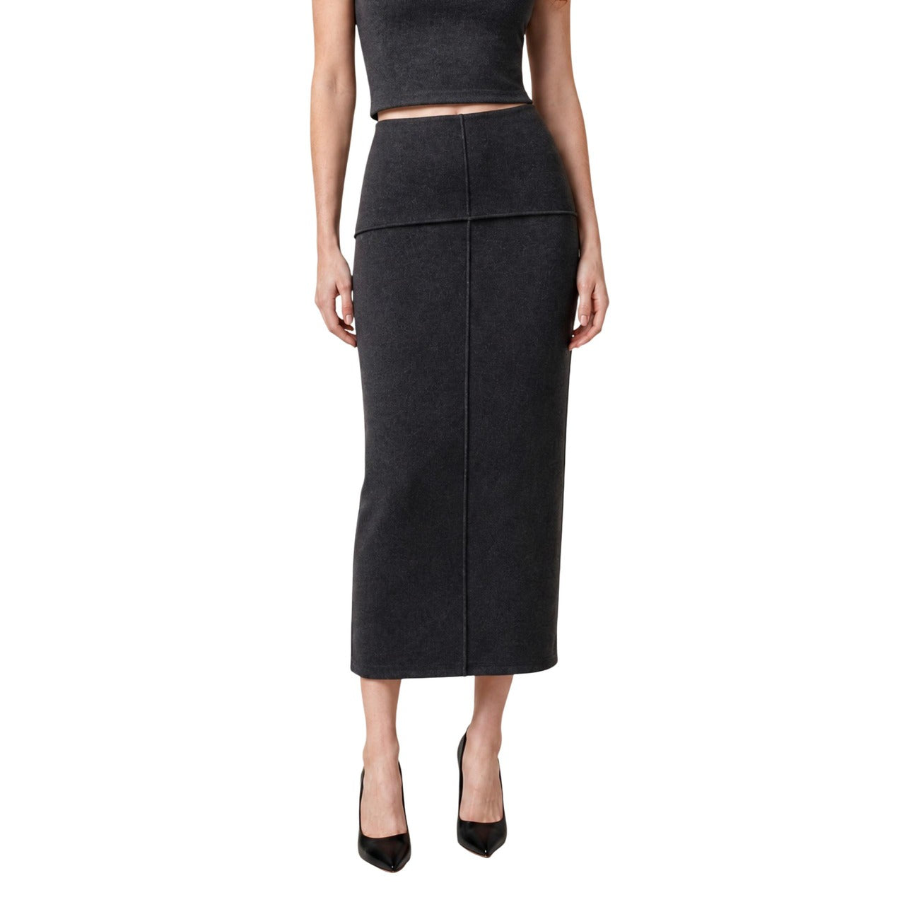 Jacqueline de Yong Women's Brown Pencil Skirt