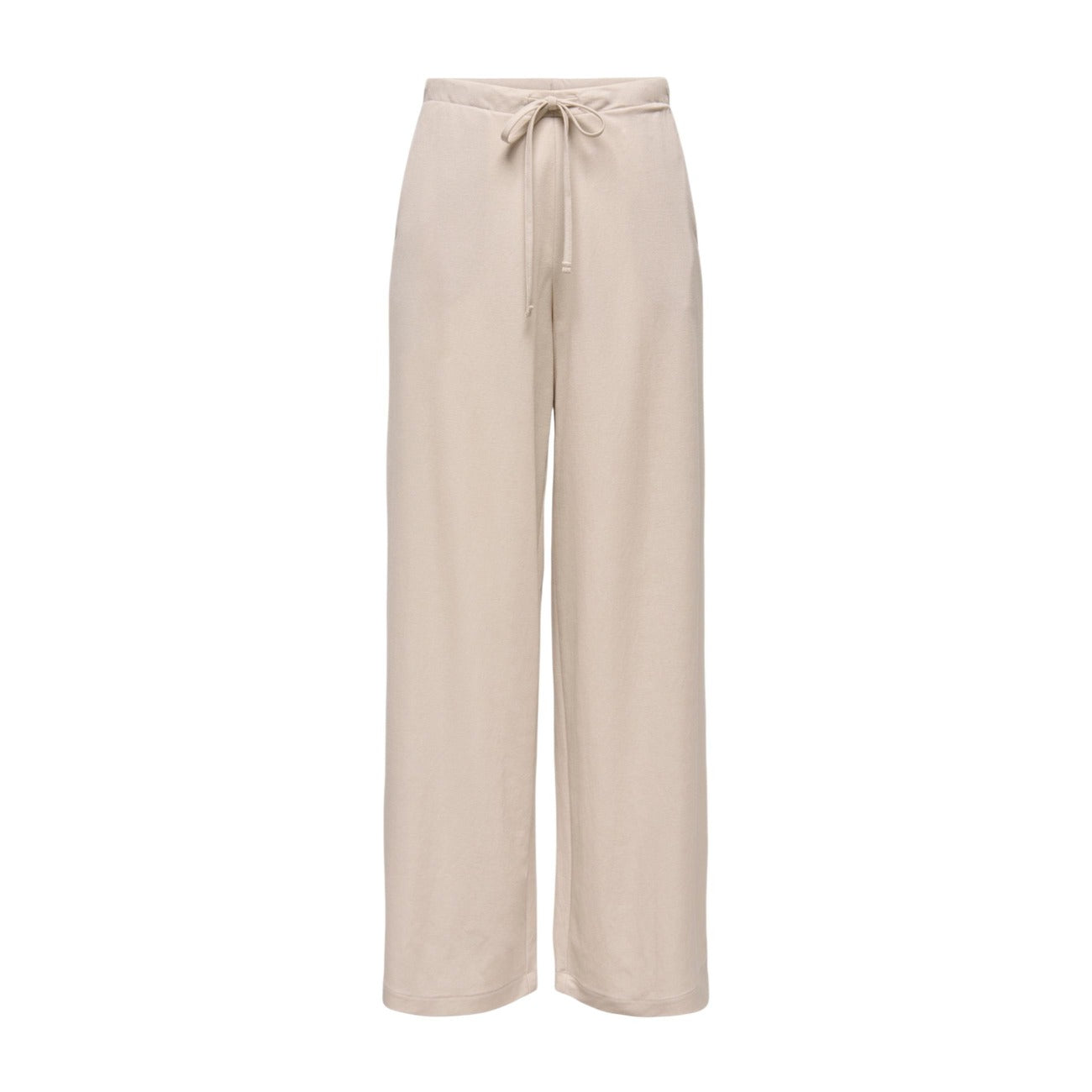 Pantalon femme Only en viscose – Beige