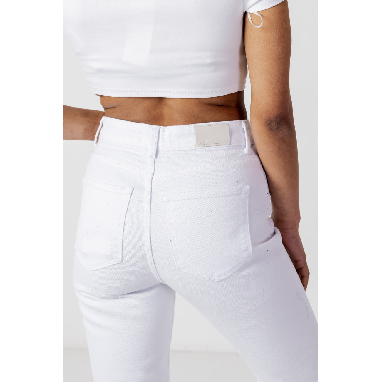Jean femme Only en coton stretch – Blanc