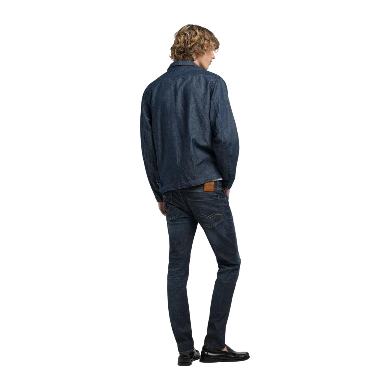 Jean Replay Anbass Homme Stretch – Bleu