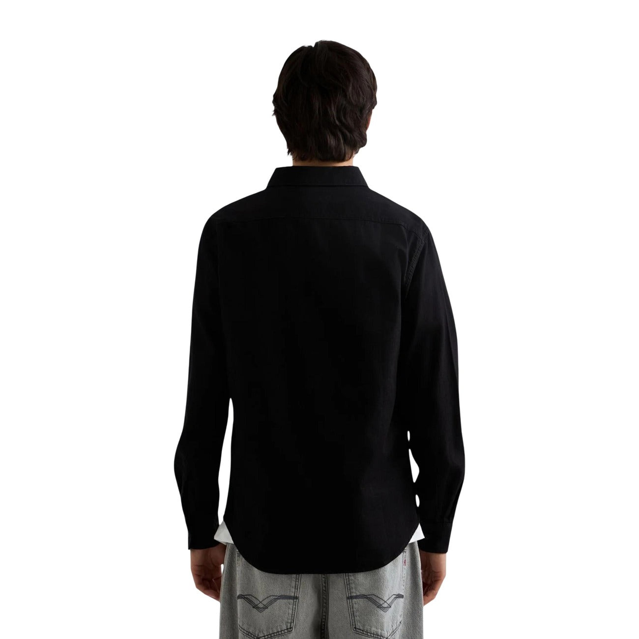 Chemise Denim Replay Homme – Noir