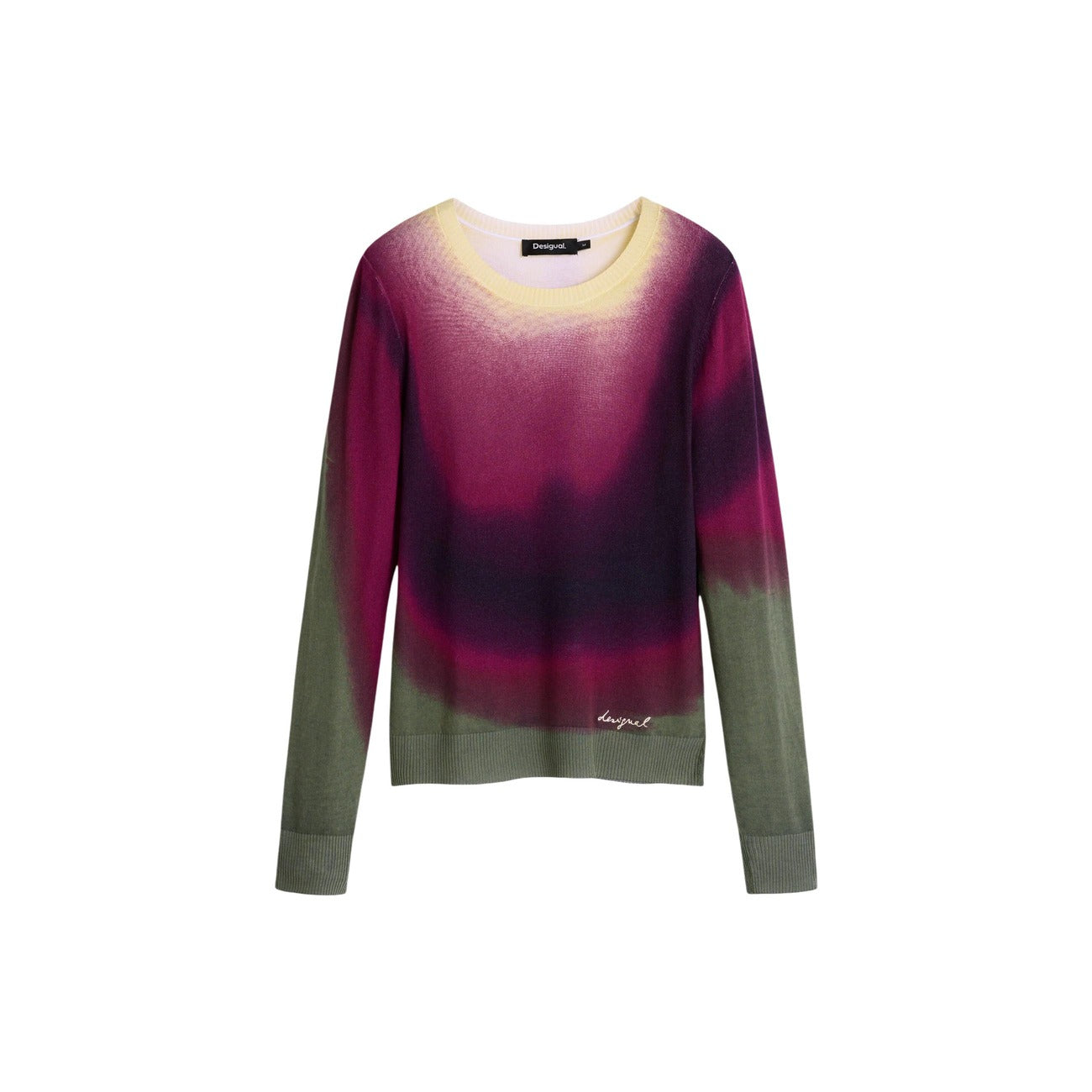 Pull femme Desigual imprimé en viscose – Violet