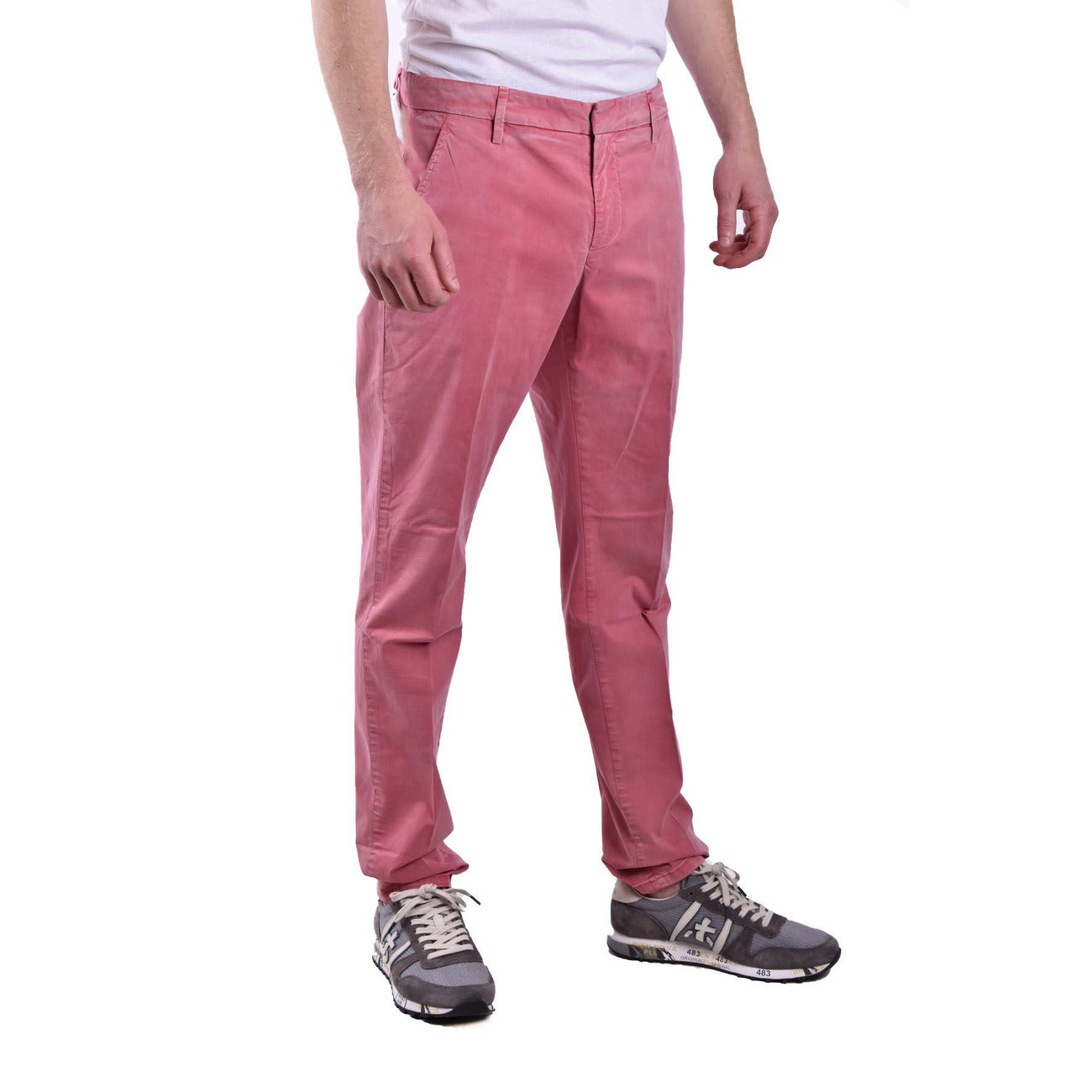 Pantalon homme Dondup en coton – Rose