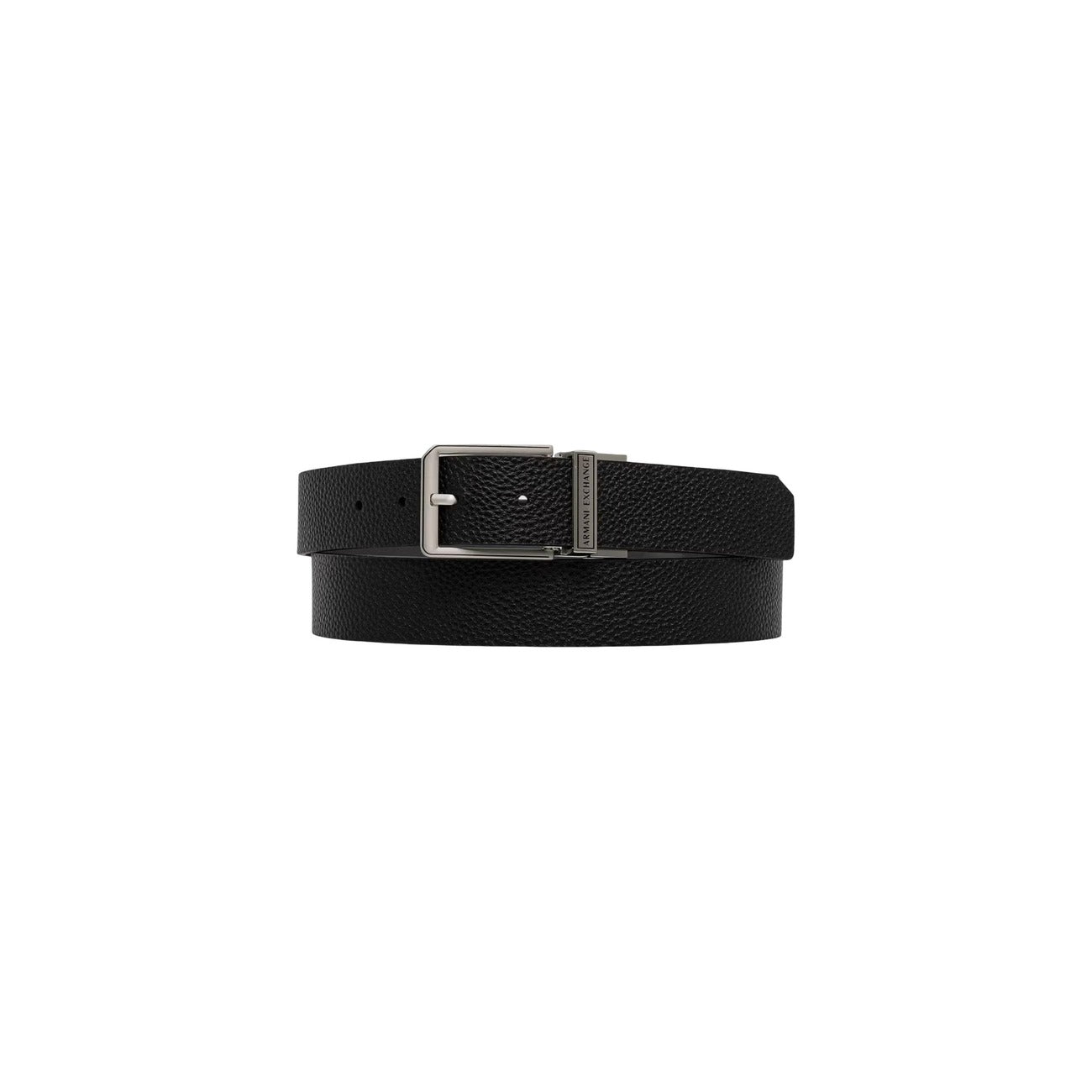 Ceinture Armani Exchange Homme en Cuir – Noir