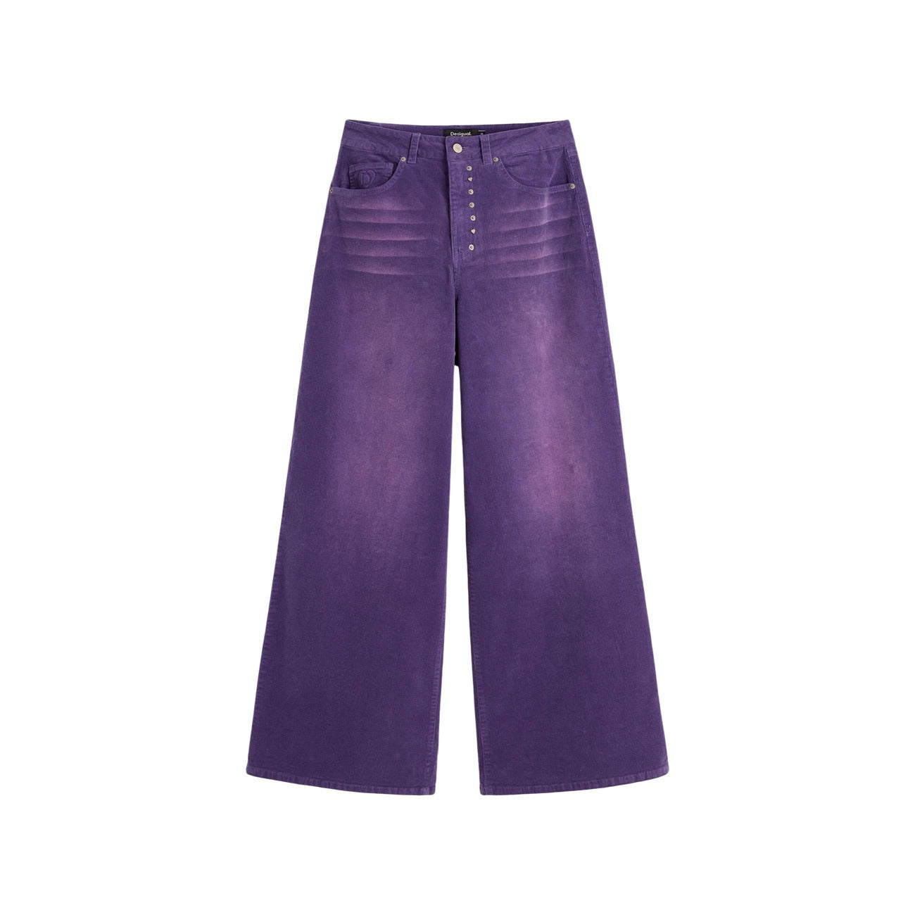 Pantalon femme Desigual stretch – Violet
