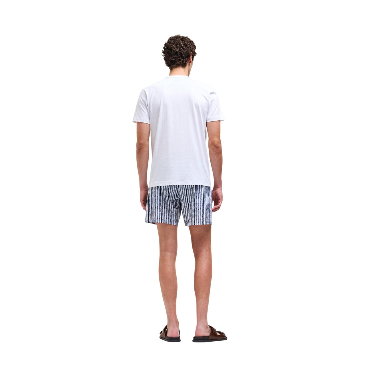 Men's white printed T-shirt Colmar Originals