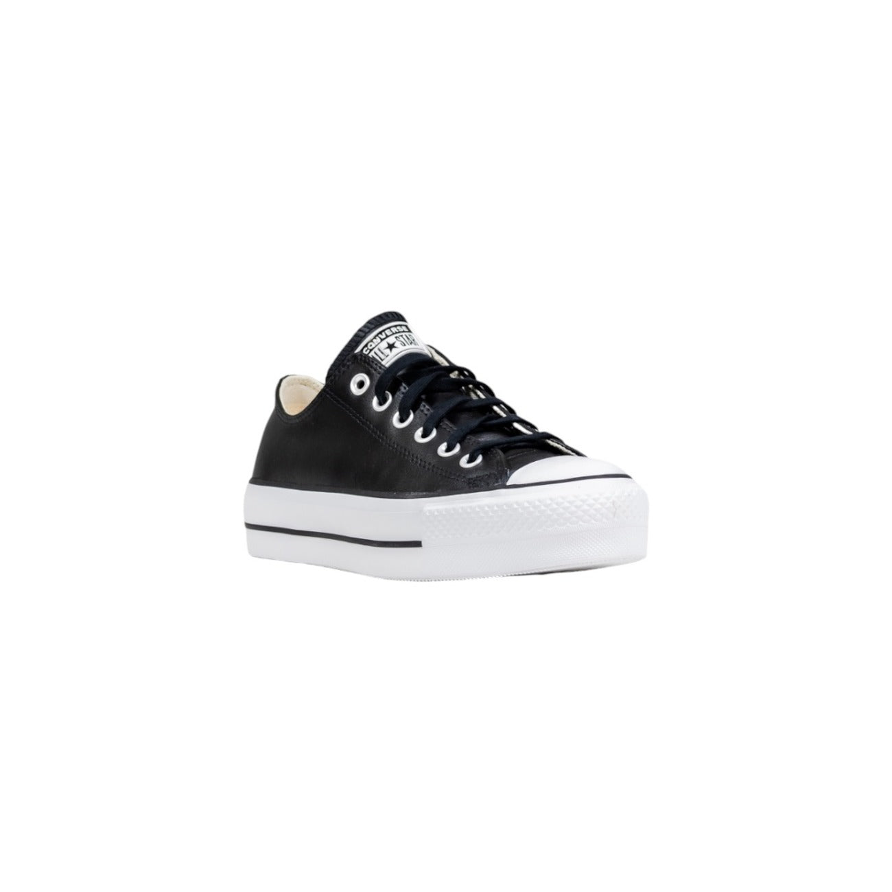 Baskets Plateforme Converse Femme en Cuir – Noir