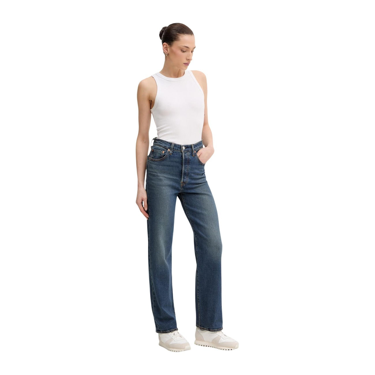 Women's Levi's stretch denim jeans – Blue