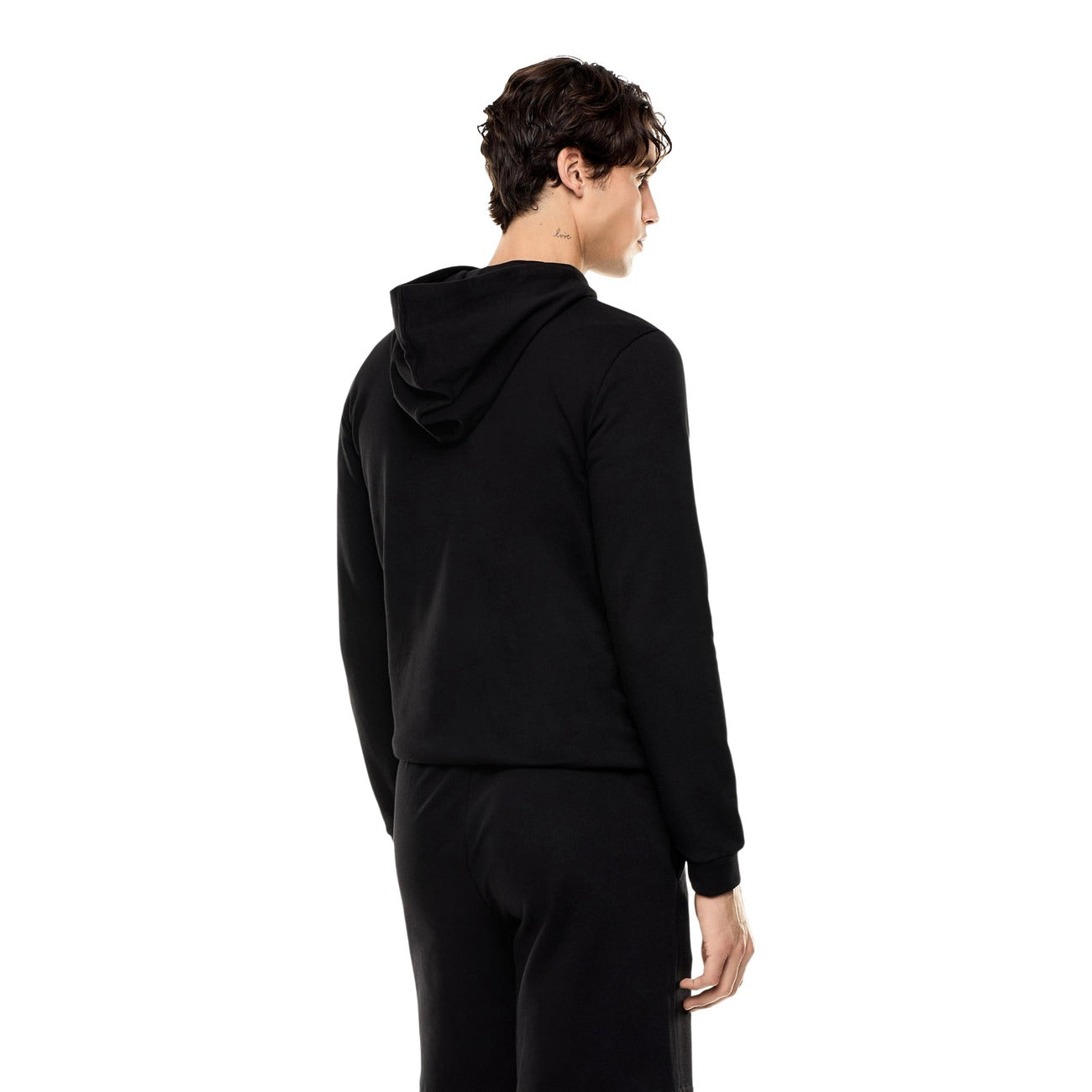 Sweat EA7 Homme en Coton – Noir