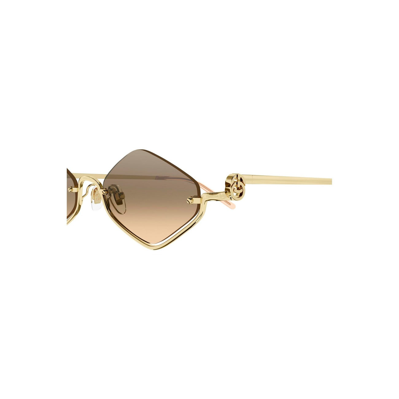 Gucci Geometric Women's Sunglasses – Gold