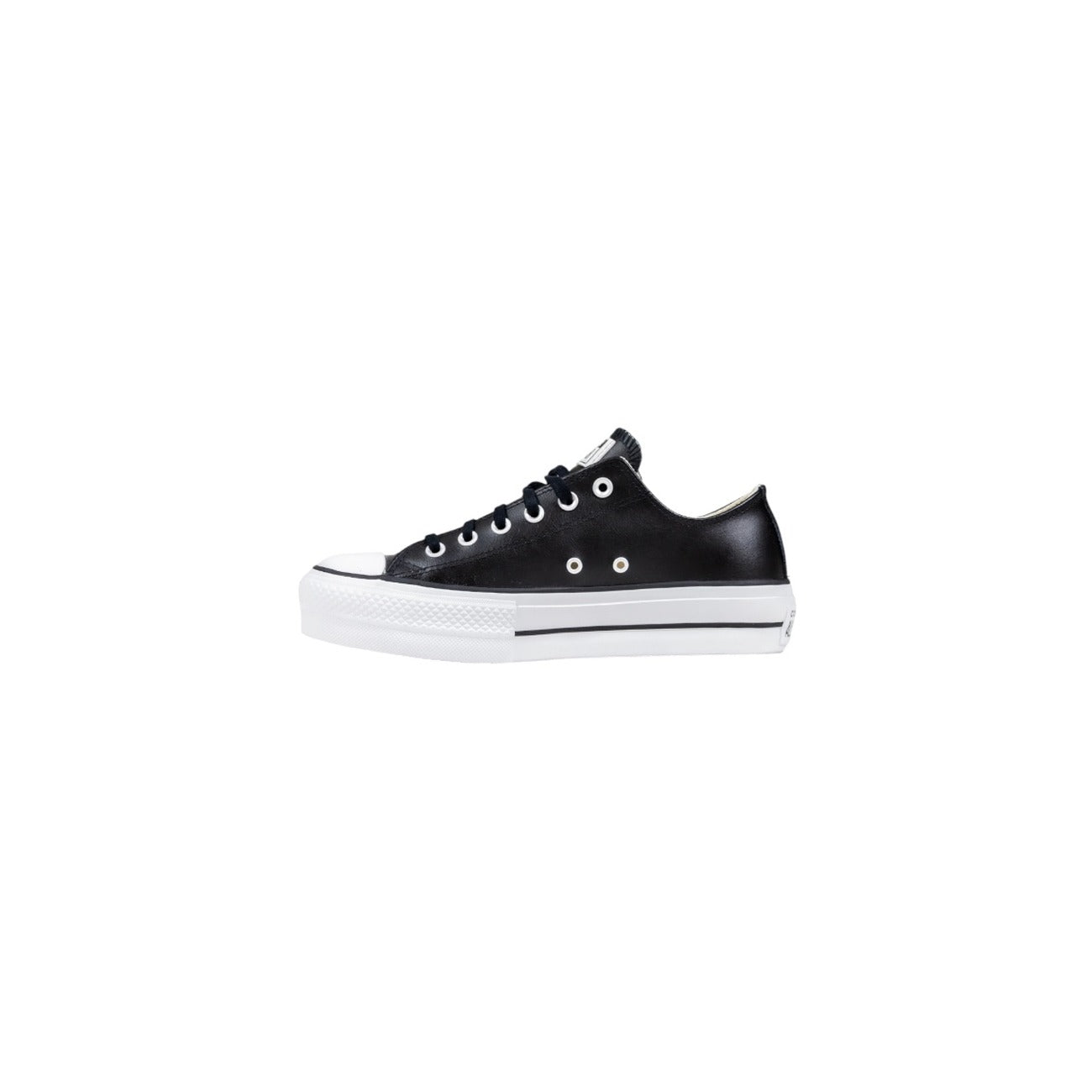 Baskets Plateforme Converse Femme en Cuir – Noir
