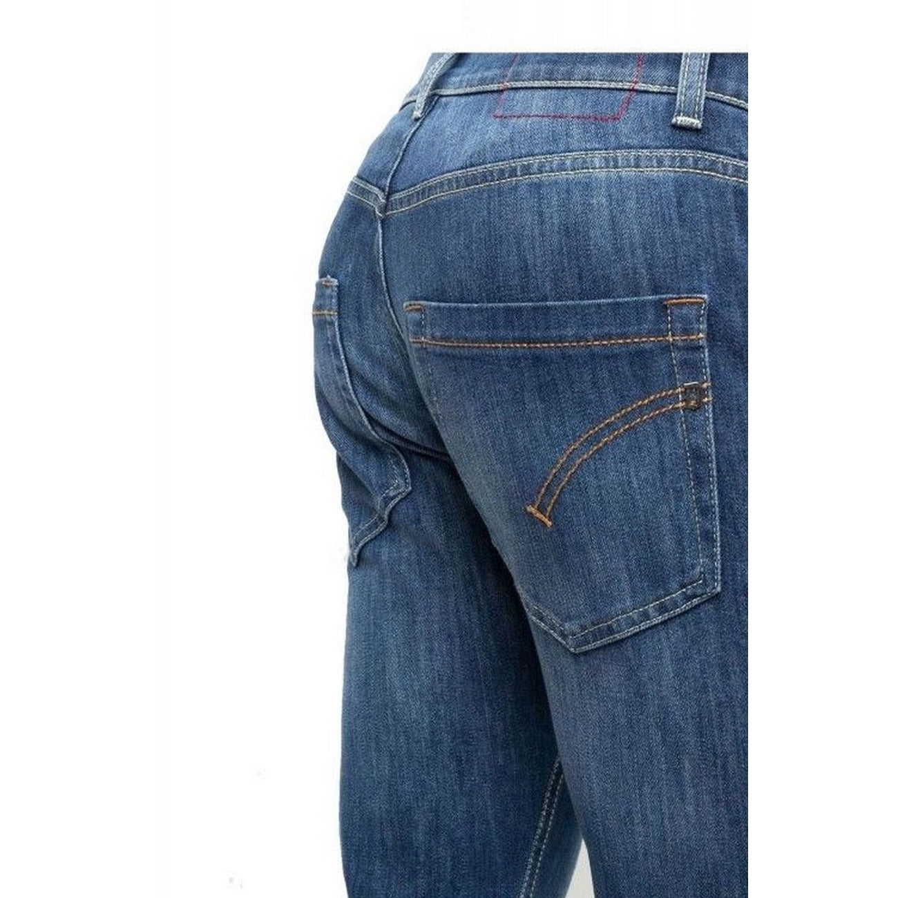 Jean homme Dondup stretch effet usé – Bleu