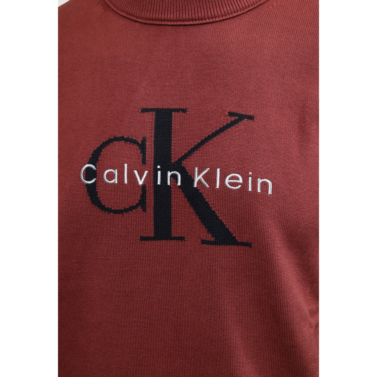 Pull imprimé Calvin Klein Jeans Homme – Marron