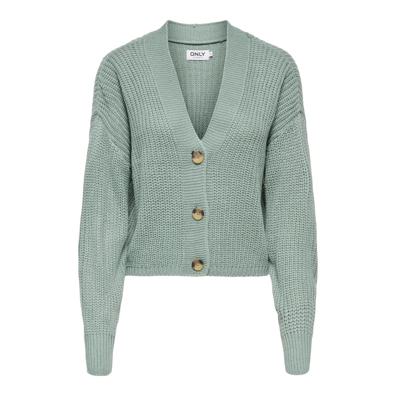 Women's green cardigan Only