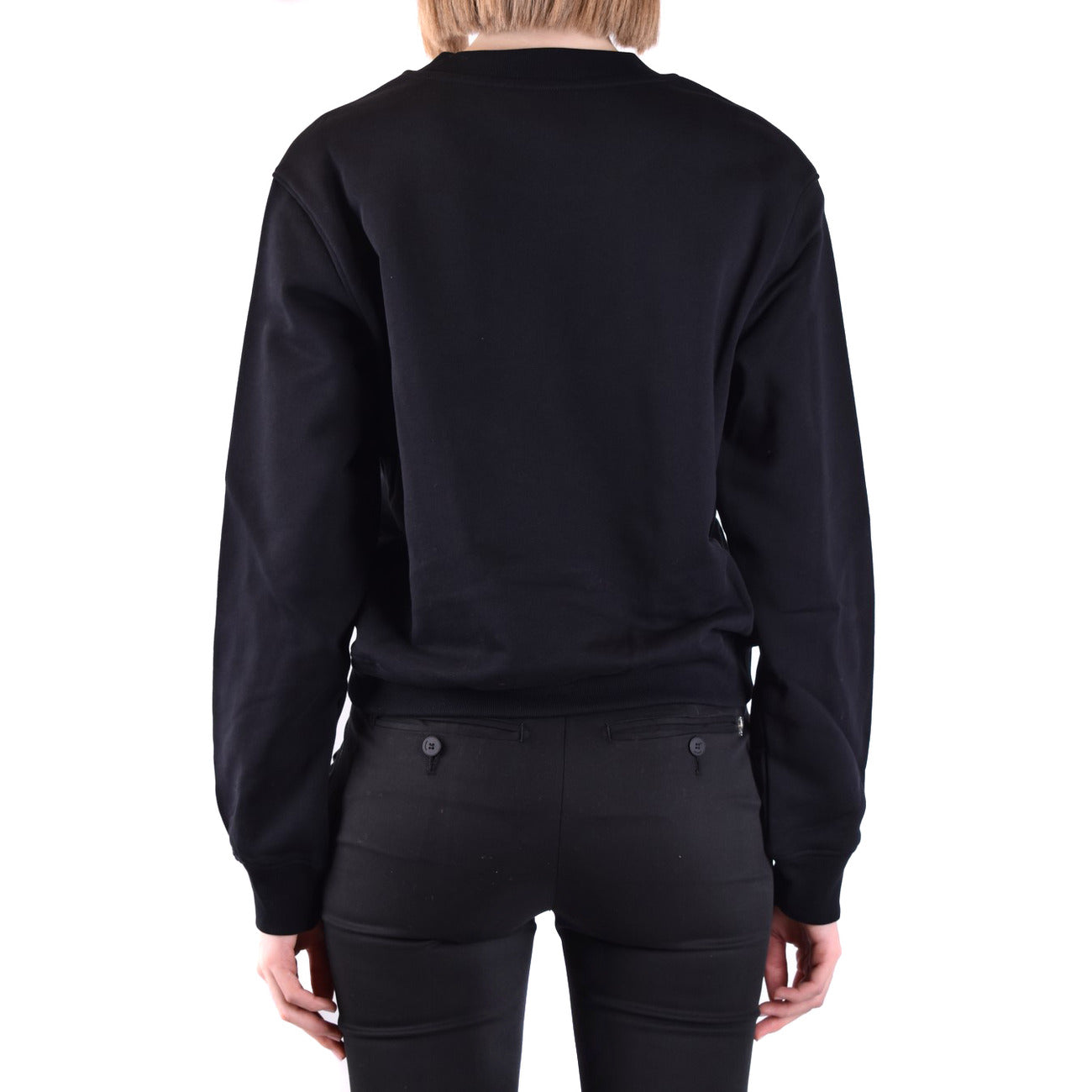 Women's Black Printed Sweatshirt – Moschino