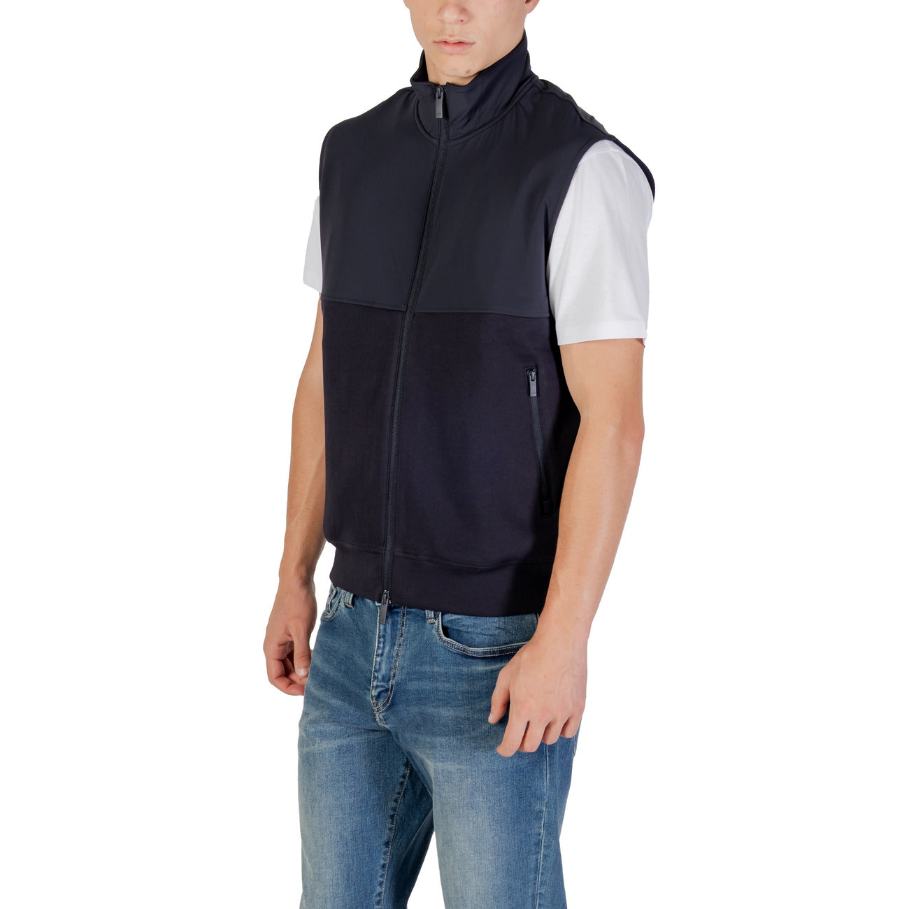 Sweat sans manches Armani Exchange Homme bleu