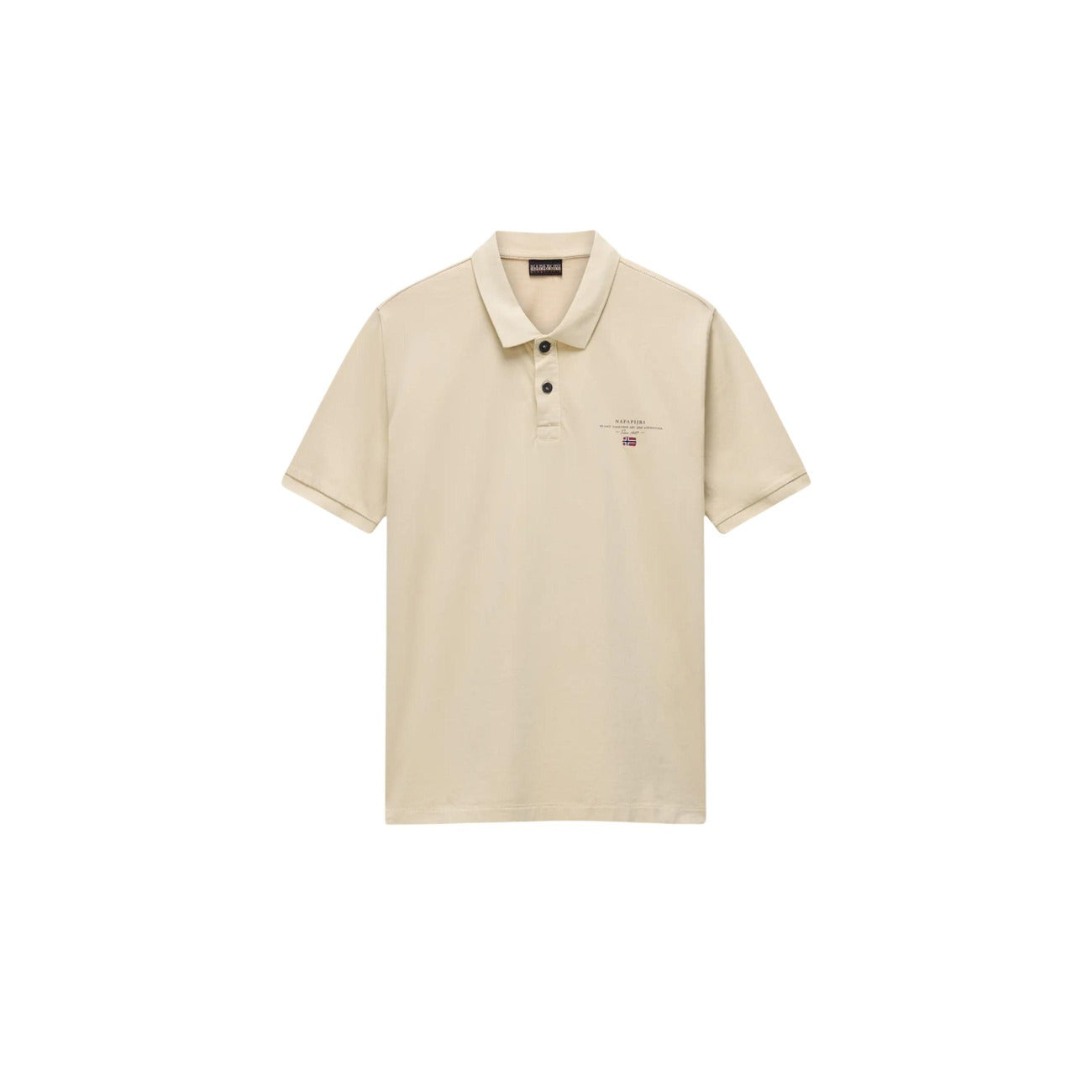 Polo Napapijri Homme – Jaune, Bleu et Blanc