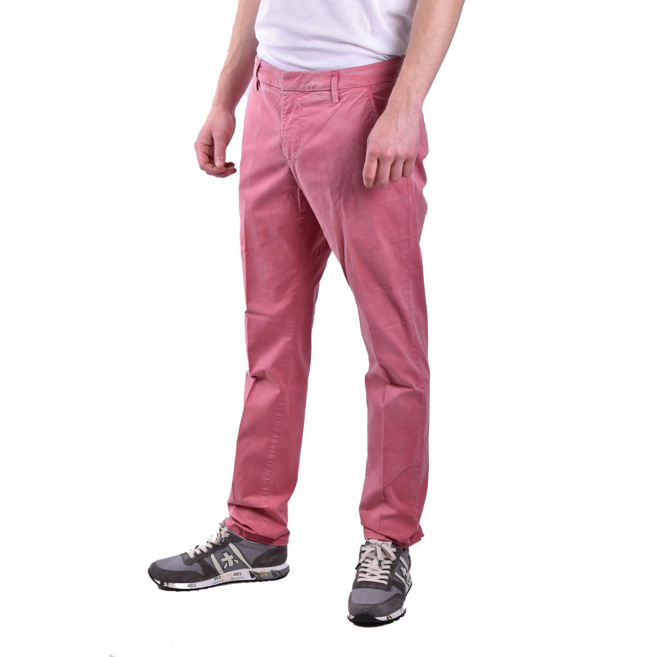 Pantalon homme Dondup en coton – Rose