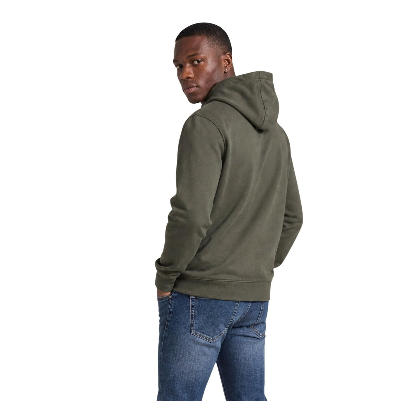 Sweat à capuche Calvin Klein Jeans Homme vert