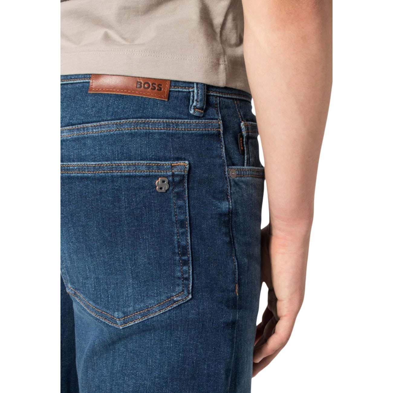 Jean Boss Ogden Homme Stretch – Bleu