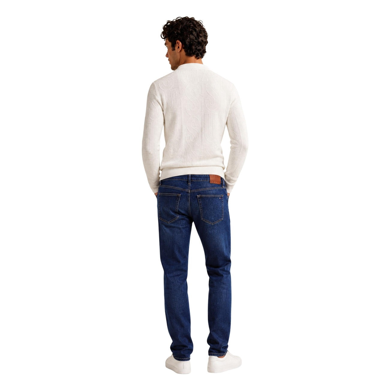 Pull Guess Homme NESTOR CN ALLOVER LO