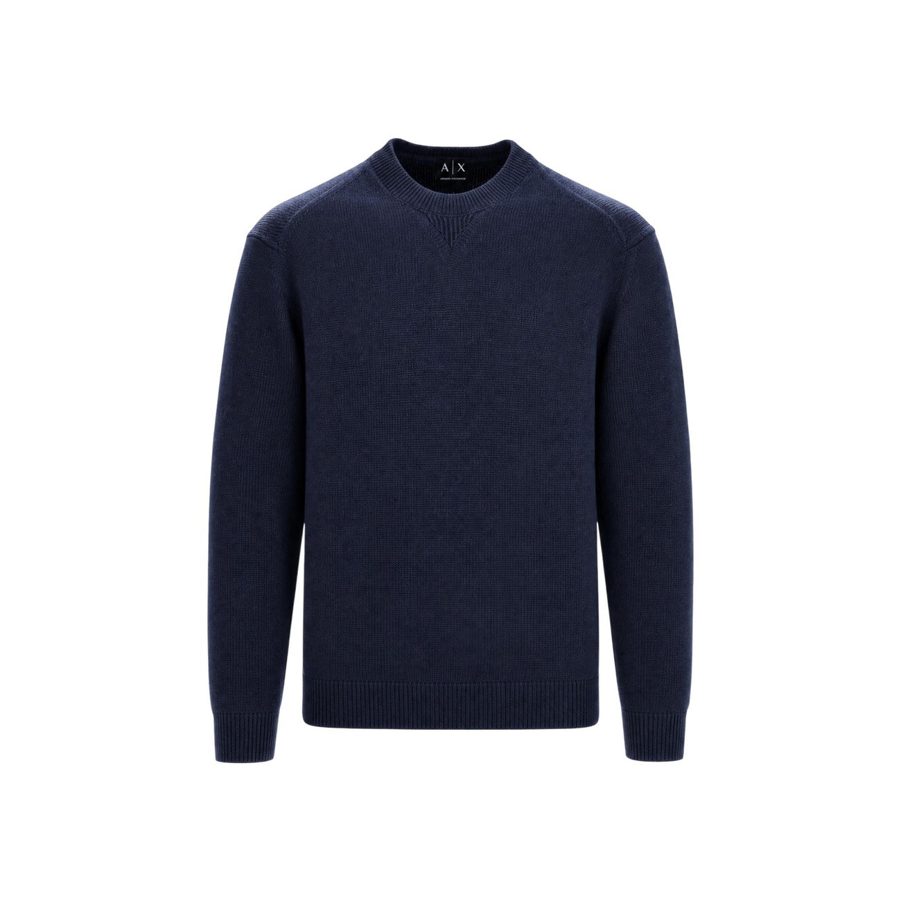 Pull Armani Exchange Homme Coton & Laine – Bleu