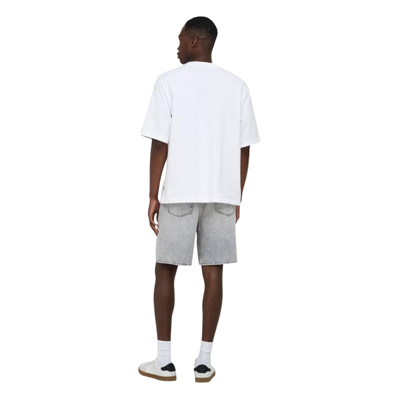Bermuda en jean Only & Sons Homme – Gris