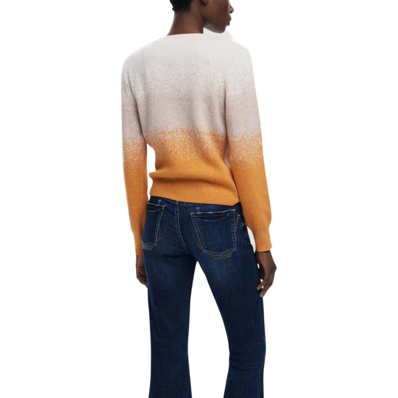 Pull femme Desigual à motif coloré – Beige