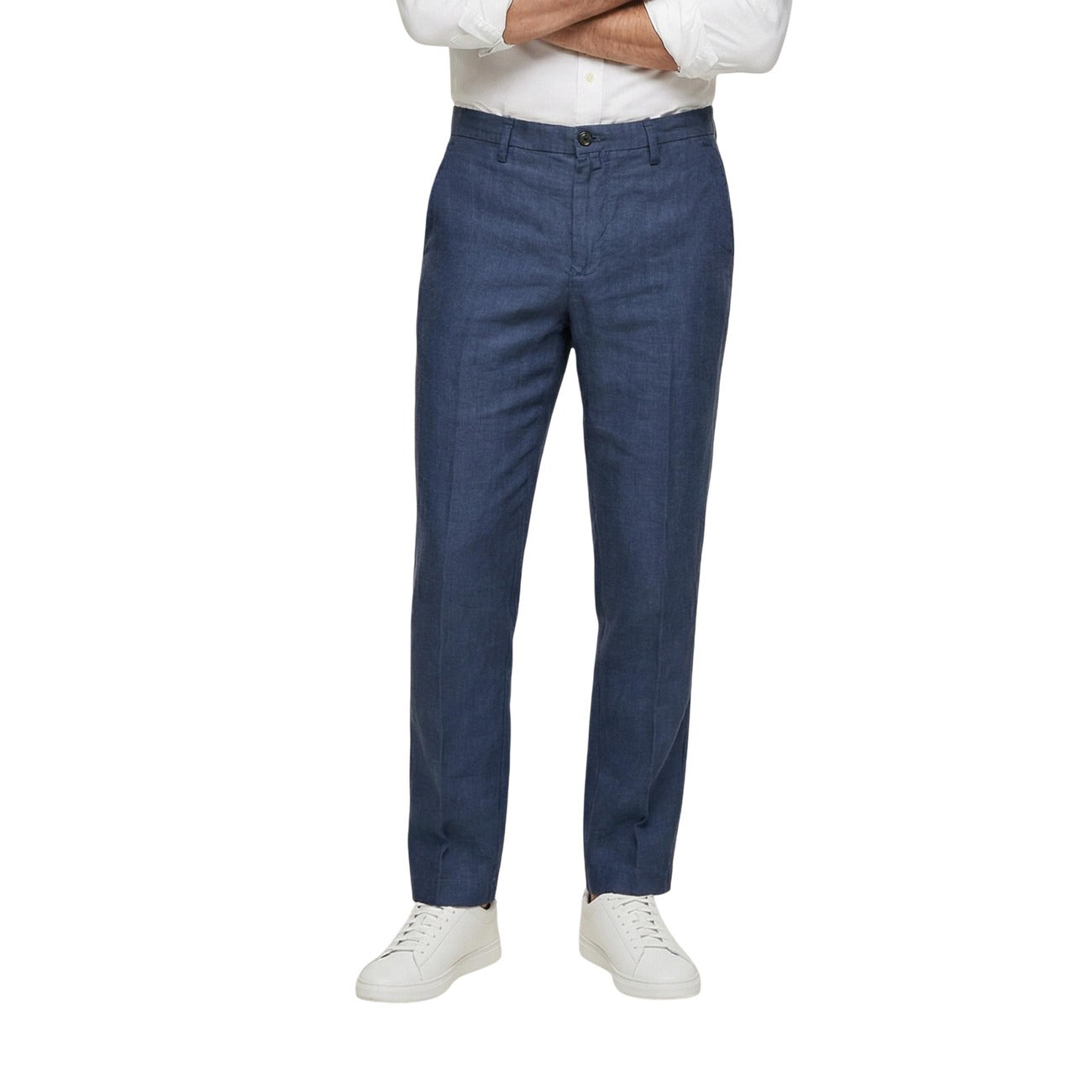 Men's Borghese Linen Trousers – Camel