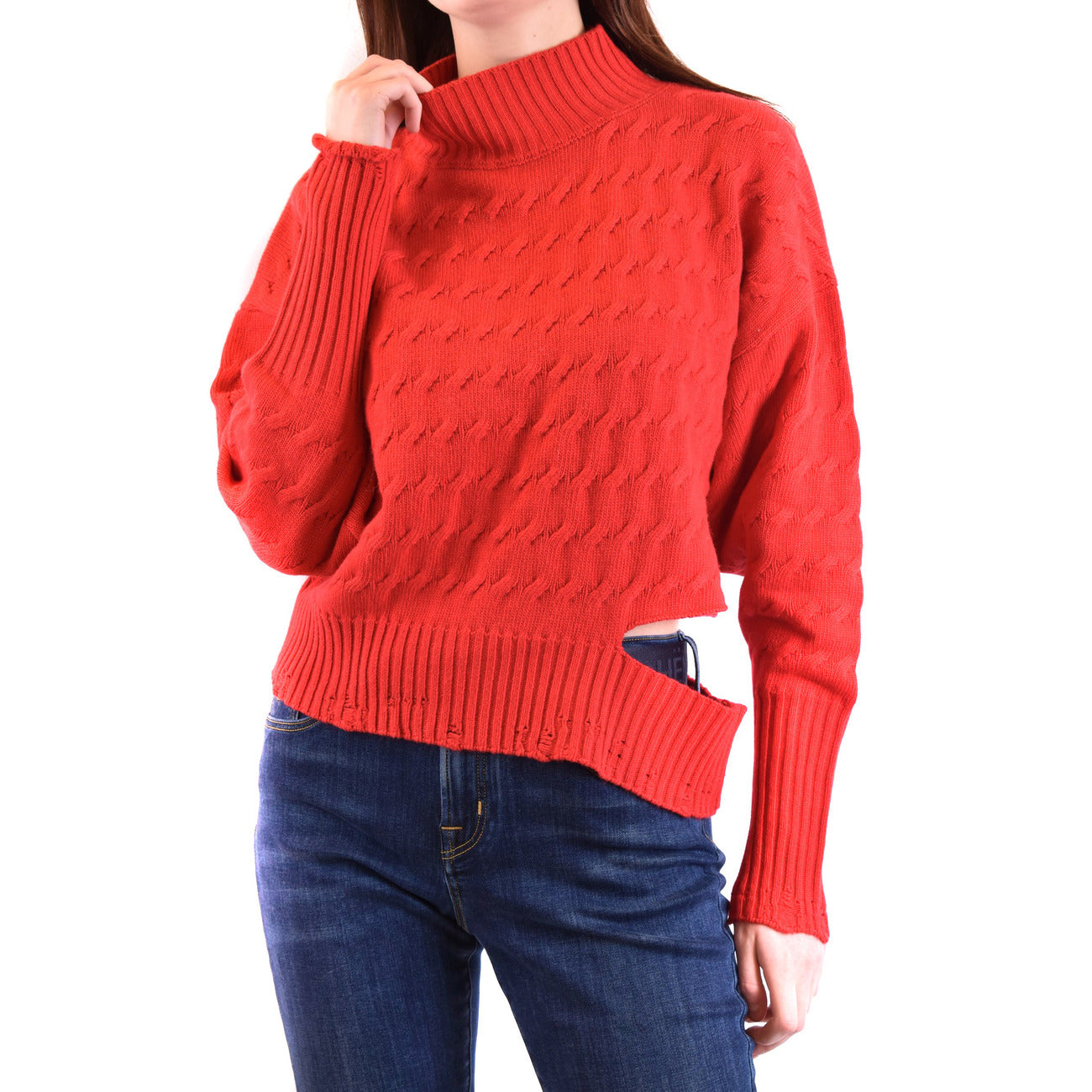 Pinko women's high-neck sweater - Red