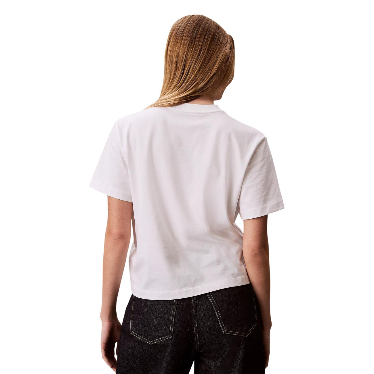 Calvin Klein Jeans Printed Women's T-Shirt – White