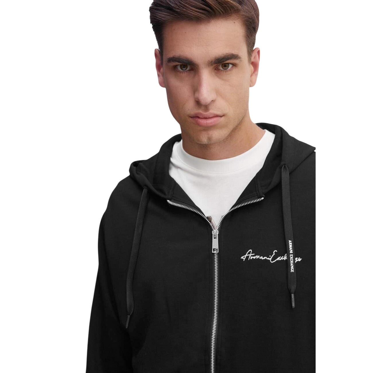 Sweat à Capuche Armani Exchange Homme – Noir